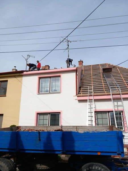 Tesařské práce - Průběh realizace